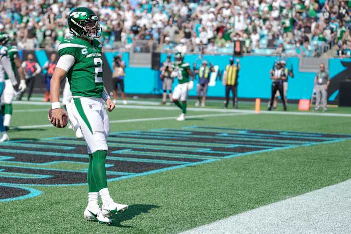 In an up-and-down first start, Zach Wilson flashed but was generally inconsistent in his first NFL game.